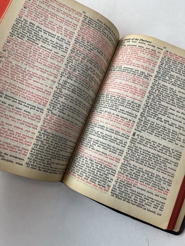 ✝️Vintage Holy Bible Red Letter Edition World Publishing Co. Nice! 1 Day Ship!👍 - Picture 5 of 9