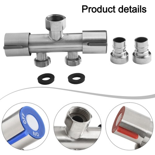 Water Diverter Valve with Two Outlets for Washing Machines and Toilets - Picture 5 of 47