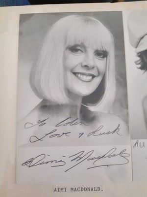 Aimi MacDonald Signed Photo