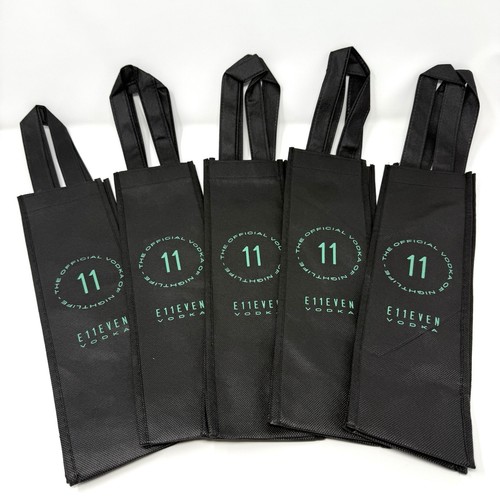 Menge 5 E11EVEN VODKA Miami Alkohol Werbeartikel Merch Alkohol/Wein Tragetaschen Neu