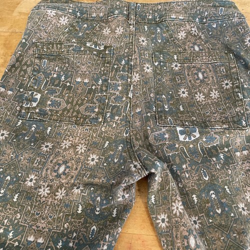 Anthropologie Cadet Slim Utility Pants Size 28 Boho Army Green Pockets Zip - Picture 10 of 11