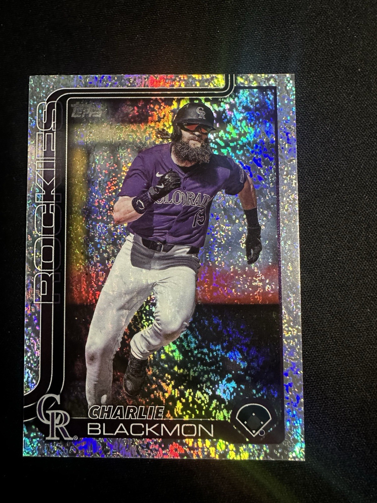 2025 Topps Series 1 - Charlie Blackmon - #311 Sand Glitter SP Parallel