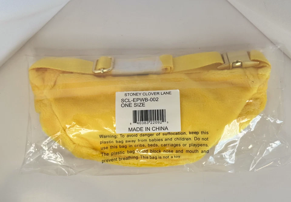 Riñonera clásica Stoney Clover Lane PREP RALLY limón PIEL AMARILLA difusa RARA Foto 4 de 4