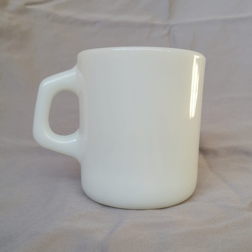 Lutz Tires Milk Glass Mug Tiger Mascot Galaxy Brand Made In USA Advertising Logo - Picture 2 of 6