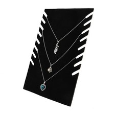 Velvet Necklace Display Stand - Jewelry Showcase for
