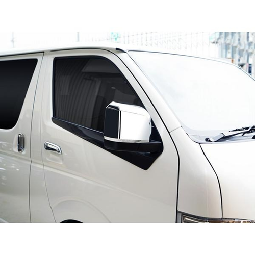 HIACE 200 Series Type 6 Type 7 Electric folding S-GL Chrome Door Mirrors L + R - Foto 5 di 7