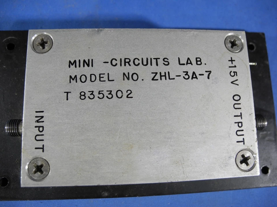 Minicircuitos ZHL-3A-7 RF HF VHF Amplificador Coaxial 0.4 a 150MHz 15vdc Probado Foto 2 de 4