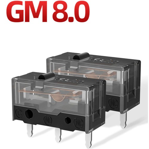 4pcs GM 8.0 Mouse Micro Switch Button 80 Million Click Life for Kailh GM 8.0 - Photo 2/9