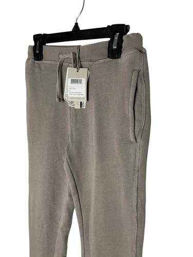 Barefoot Dreams Malibu Collection Brushed Terry Rolled-Hem Pant Gray Youth 6/7 - Picture 2 of 5