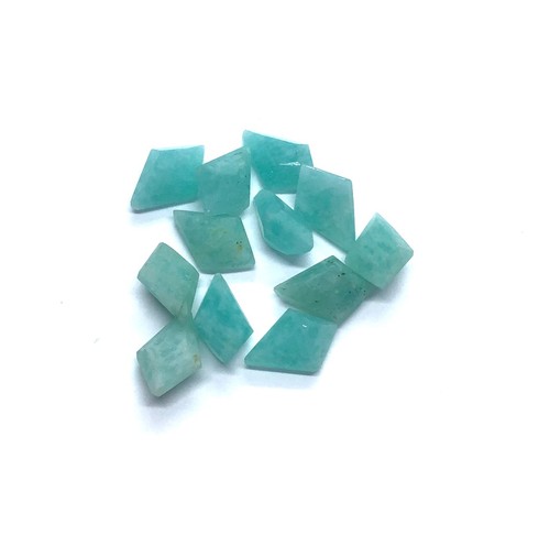 Natural Loose Gemstone Kite Shape Cut Amazonite For All Type Making Jewelry - Picture 11 of 20