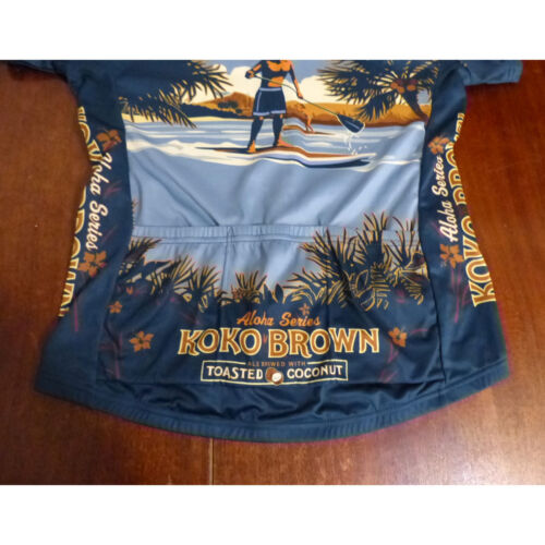 Women's Canari Cycling Jersey Large Kona Brewing Company Koko Brown Race Fit - Picture 4 of 6