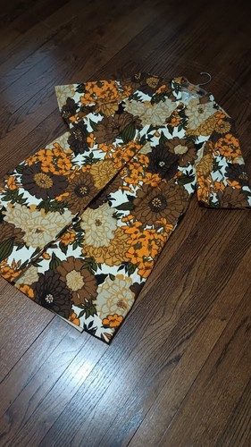 VTG 60's Edith Flagg California Floral Linen Canvas Jacket Two Piece ** READ ** - Picture 5 of 24