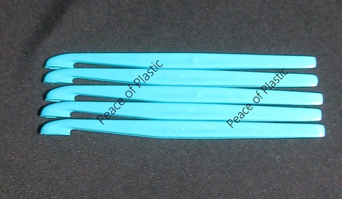 Nuevo Tupperware Pelador de Cítricos Peladores para Naranja Limón Juego de 5 Azul Aqua - Imagen 3 de 5