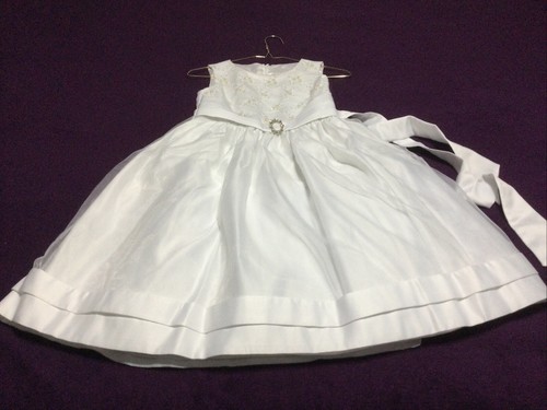 American Princess Dress Girls White Special Occasion Formal Wedding Communion 12 - Picture 14 of 15