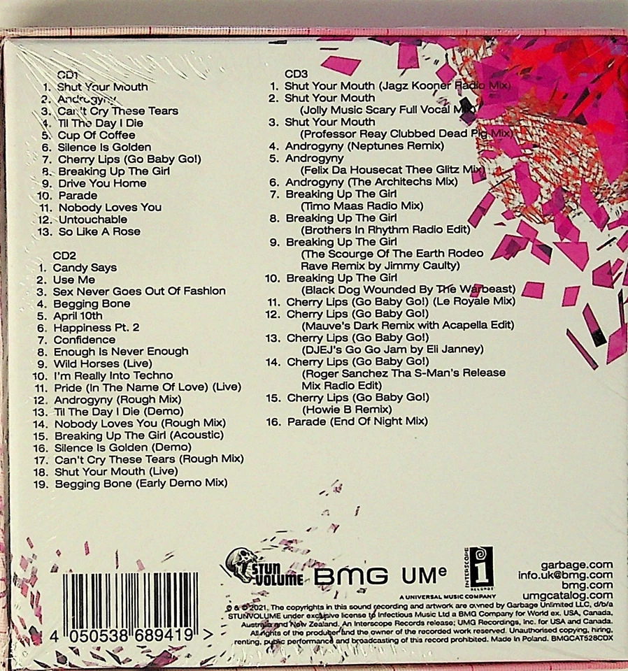 Garbage -Beautiful -Deluxe Edition 3-CD Box Set NEW (Live/Demos/Remixes) 2021 - Image 2 of 2