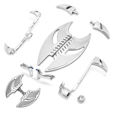 Floorboards Highway Pegs Shifter Lever Chrome Blade for Harley Street Glide14-22