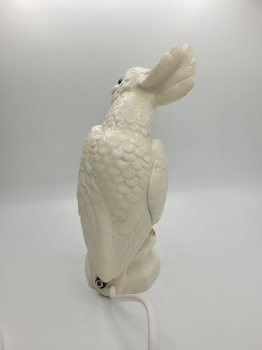 Alte Porzellan Rauchverzehrer Kakadu Figur Duftlampe Papagei - Bild 4 von 9