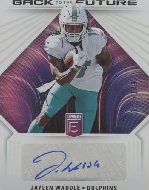 2022 Panini Donruss Elite Jaylen Waddle #BFS-JW - 1 of 2