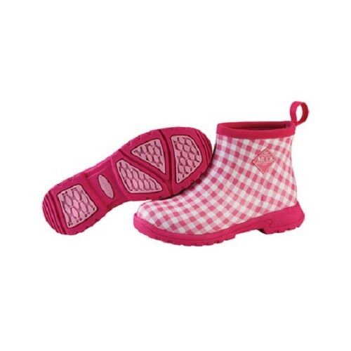 Muck Boots Breezy Ankle Insulated Rain Boot for Lady - Pink Gingham FREE POSTAGE - Picture 7 of 8
