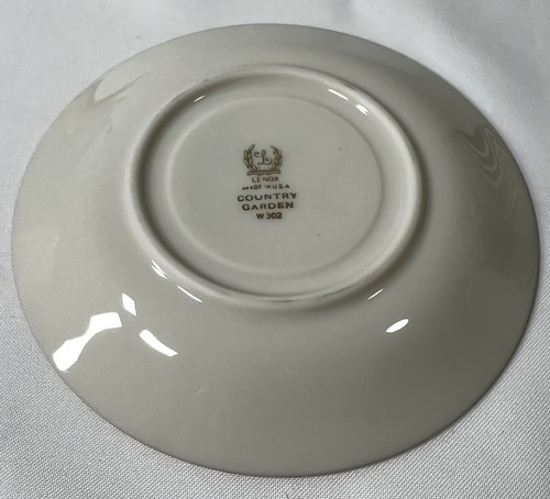 Set 4 tazze da tè e piattini Lenox COUNTRY GARDEN Bone China W302 - Foto 6 di 12