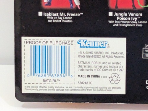 Batman & Robin Movie Batgirl Kenner 1997 Action Figure Toy Collectible MOC - Picture 7 of 9