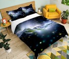 3D Nacht Traum Sterne C749 Bett Kissenbezüge Decke Bettdecke Abdeckung Set Amy