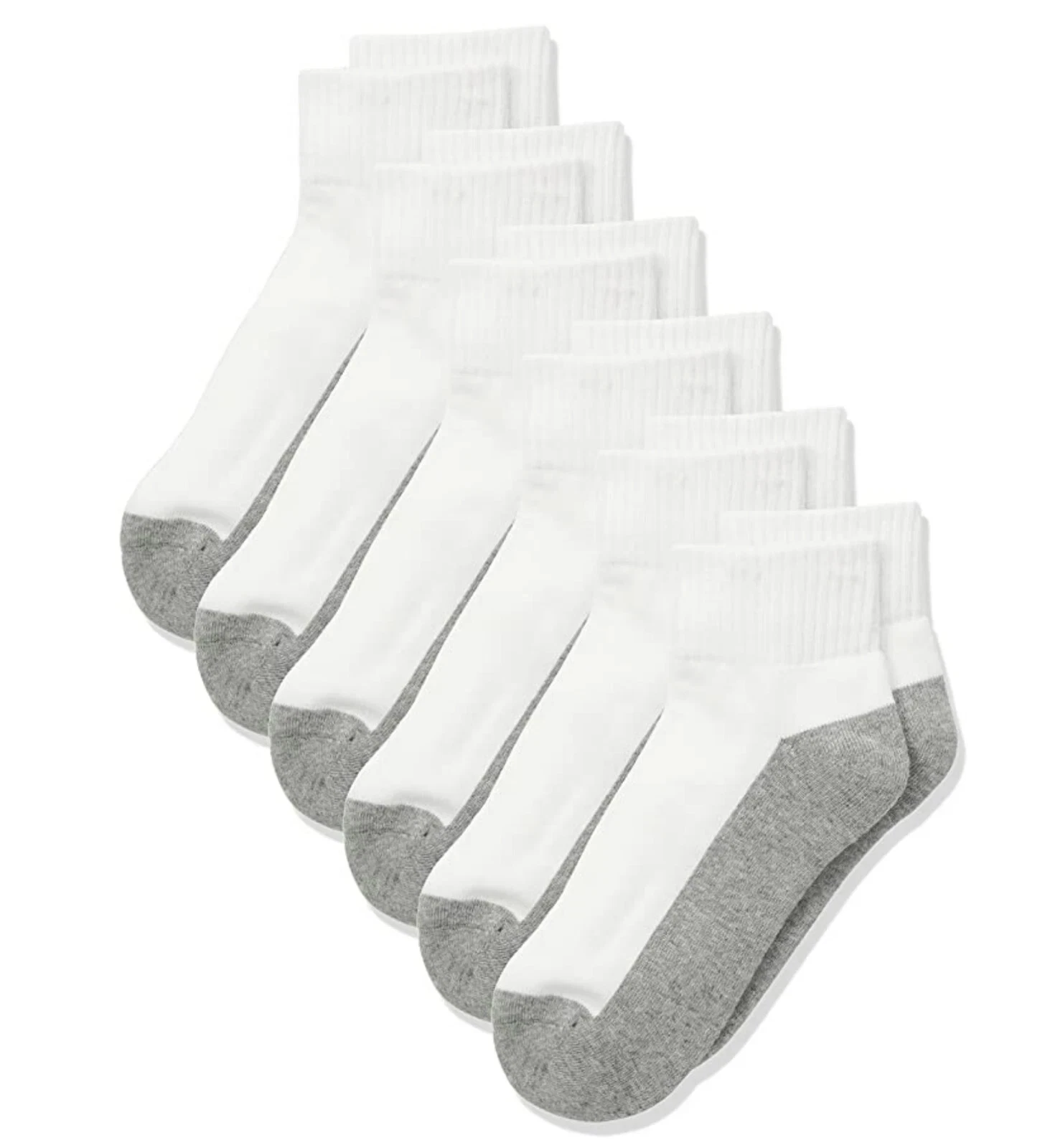 Jefferies Socks 6 Pair Quarter Socks Kids Size XS L89725