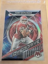 Tony Gonzalez 2022 Panini Mosaic OVERDRIVE Silver Prizm - Chiefs