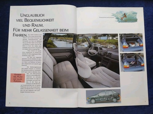Yugo Florida 1,3 65 EFI Cabrio Prospekt ca. 1990 - Picture 4 of 8