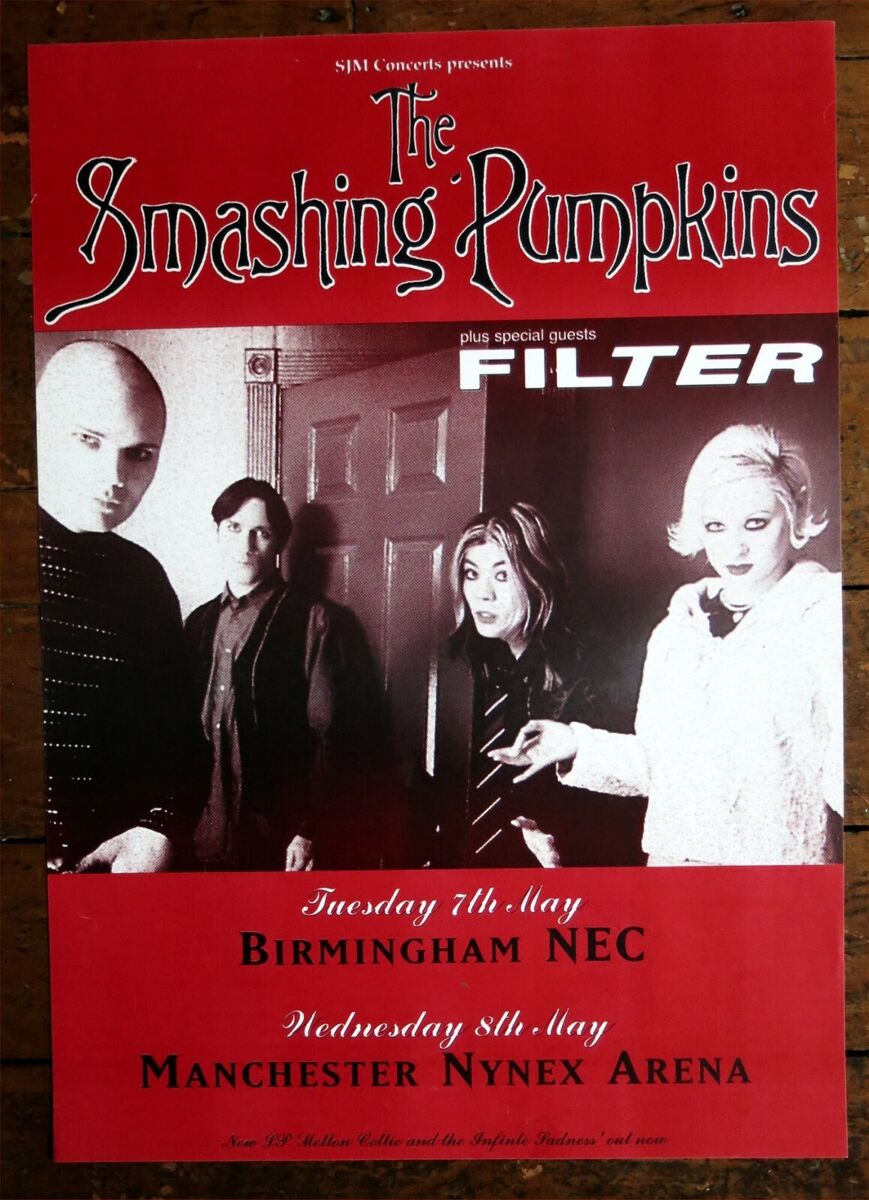 SMASHING PUMPKINS ~ 1996 UK VINTAGE TOUR POSTER! | eBay SMASHING PUMPKINS ~ 1996 UK VINTAGE TOUR POSTER! | eBay