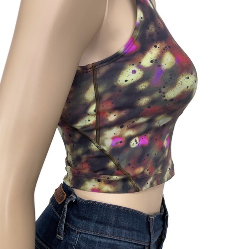 Lululemon Multi Color Abstract Align Tank Crop Bra Size 4 $68 NWT - Picture 4 of 9