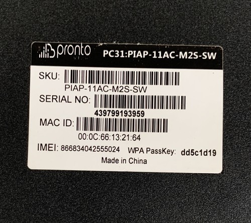 Pronto Networks Broadband Router PC31 w/ 4G GPS 5.8G and 2.4G PIAP-11AC-M2S-SW - Picture 6 of 6