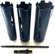 1 1/2'', 2'' & 2 1/2" Dry Diamond Core Bit w/ SDS MAX Adapter & Center Guide 