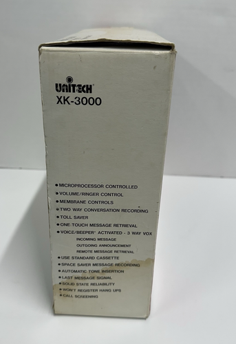 Ancien répondeur téléphonique informatisé Unitech XK-3000 TESTÉ-FONCTIONNE - Photo 18/21