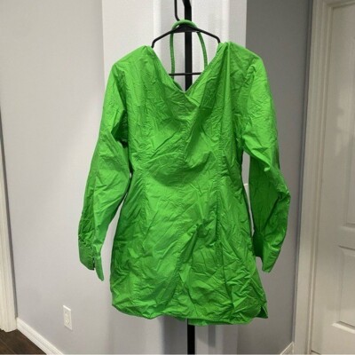 【関税込み】Nanushka グリーン Alyssa ミニドレス Nanushka Alyssa Mini Dress Green Womens Size XS | eBay