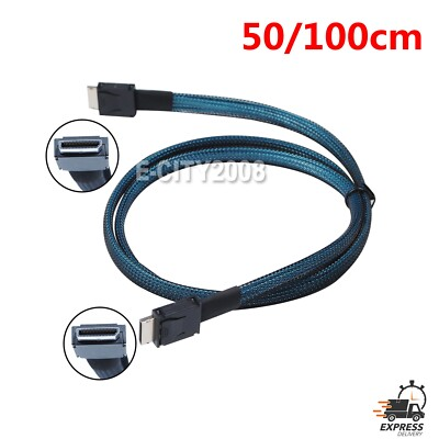 #ad #ad OCuLink PCIe 4.0 SFF 8611 4i to SFF 8611 4i SSD eGPU Data Active Cable $24.98