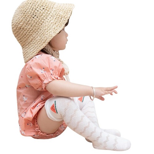 2 Pack Summer Baby Socks Newborn Long Sock Kids Knee High Cotton Socks 0-5 Years - Picture 5 of 15