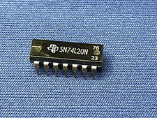 SN74L20N TI 74L20P 74L20PC VINTAGE 1976 14-Pin Rare! LAST ONES COLLECTIBLE