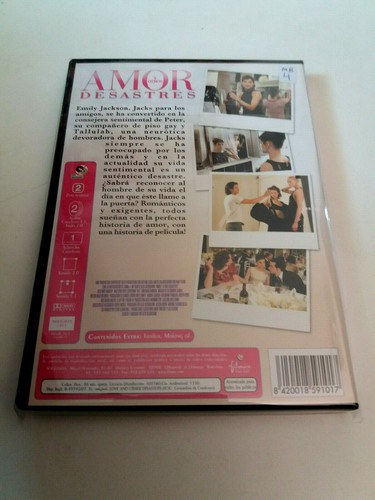 DVD "AMOR Y OTROS DESASTRES" ALEK KESHISHIAN BRITTANY MURPHY ORLANDO BLOOM GWYNE - Imagen 2 de 2