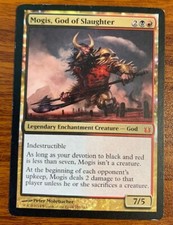 2014 MTG Wizard of the Coast Born of the Gods Mogis,God of Slaughter #151/165 