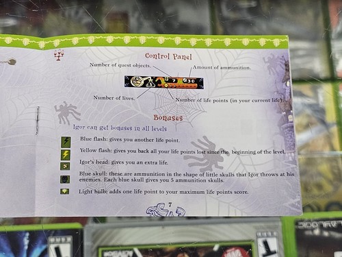 Toonsylvania (Game Boy Color GBC) Booklet / Manual Only Authentic Original - Picture 7 of 7