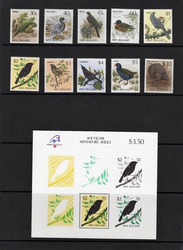 VÖGEL - SAMMLUNG NEUSEELAND & KOCHINSELN ETC SET & MINIBLÄTTER ETC POSTFRISCH - Bild 2 von 10