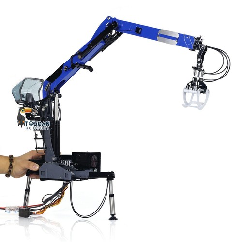 In Stock LESU Metal Hydraulic Timber Crane for 1/14 RC Tractor Truck Lorry Car - Bild 1 von 12