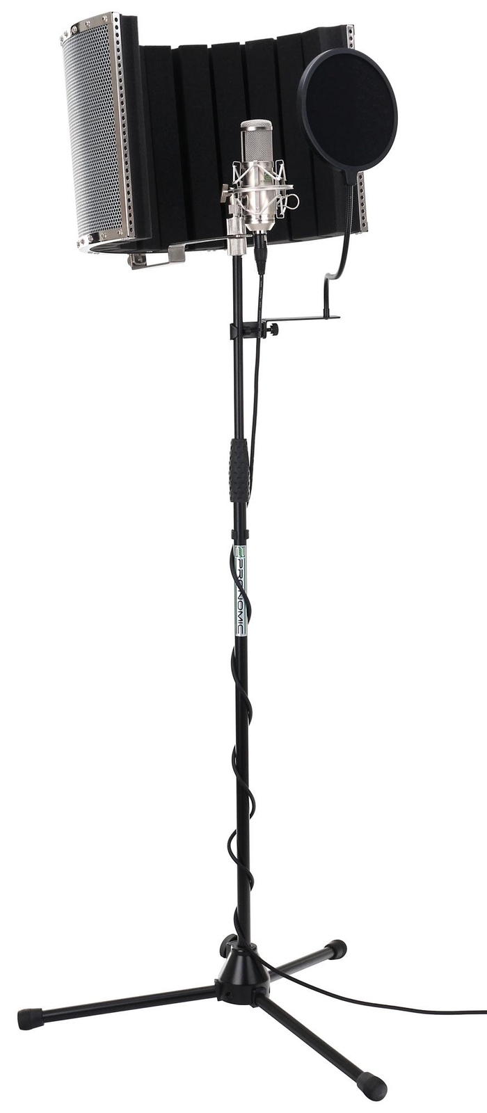 GROßMEMBRAN KONDENSATOR STUDIO MIKROFON STÄNDER POPSCHUTZ ABSORBER SET SILBER GROßMEMBRAN KONDENSATOR STUDIO MIKROFON STÄNDER POPSCHUTZ ABSORBER SET SILBER