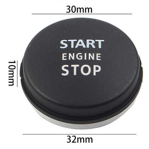 Black Start Stop Engine Switch Push Button Cover Fit Land Rover Range Rover - Picture 9 of 9