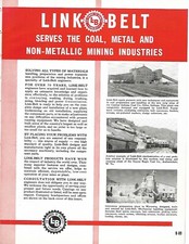 Equipment Brochure - Link-Belt - Products for Mining Industry - c1949 (E6864)