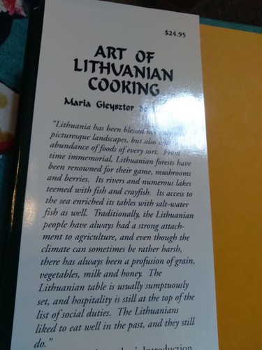 Art of Lithuanian Cooking -- Maria Gieysztor de Gorgey -- HC 1998 1st Ed - Picture 3 of 5