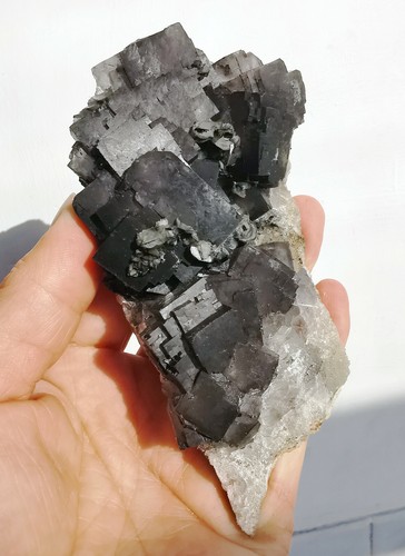 275g Natural Transparent Fluorescent Fluorite Quartz Mineral Specimen Fujian - Picture 10 of 12