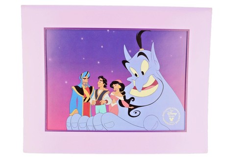 LITOGRAFIE DISNEY Pocahontas Aladdin Ercole Flubber ologramma 3D commemorativo - Foto 5 di 10