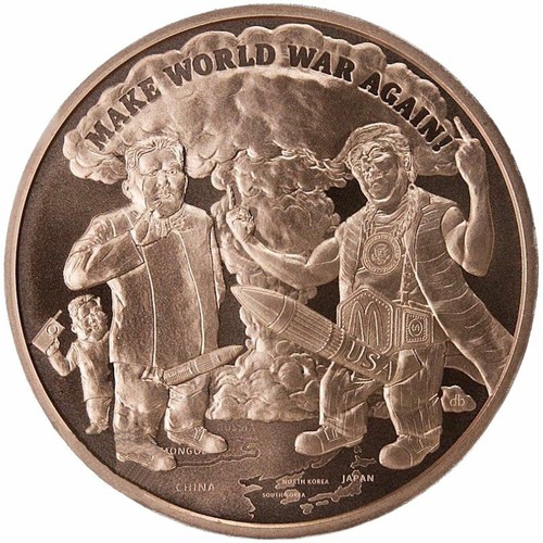2018 Mini Mintage 1 oz .999 Pure Copper BU Round / Challenge Coin - 9 Designs - Picture 21 of 27
